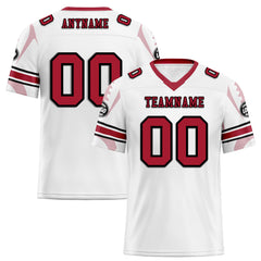 Custom White New York Personalized Authentic Football Jersey FBJ02-D025033-20