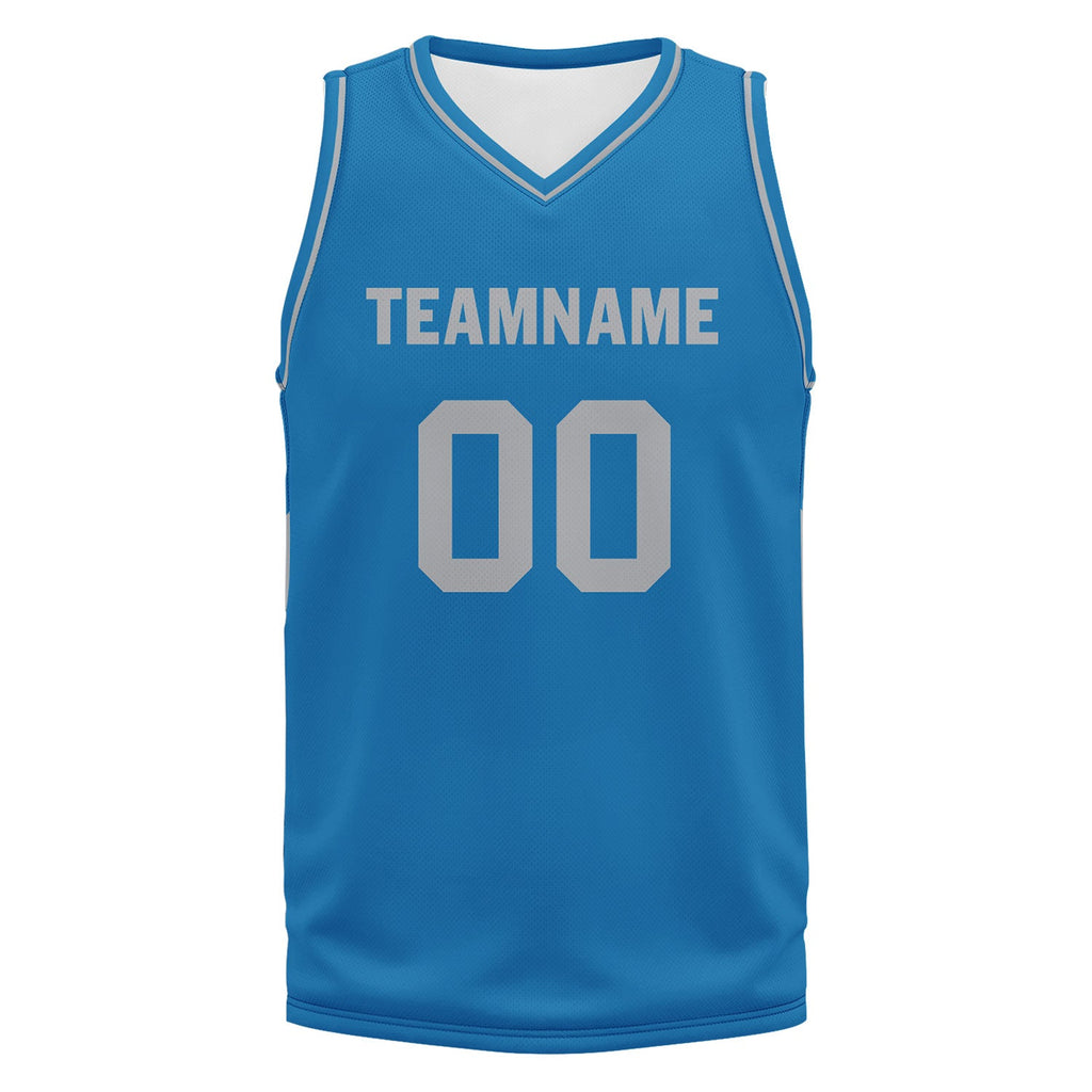 Custom Blue Classic Style Sports Uniform Basketball Jersey BBJ01-D020105-11