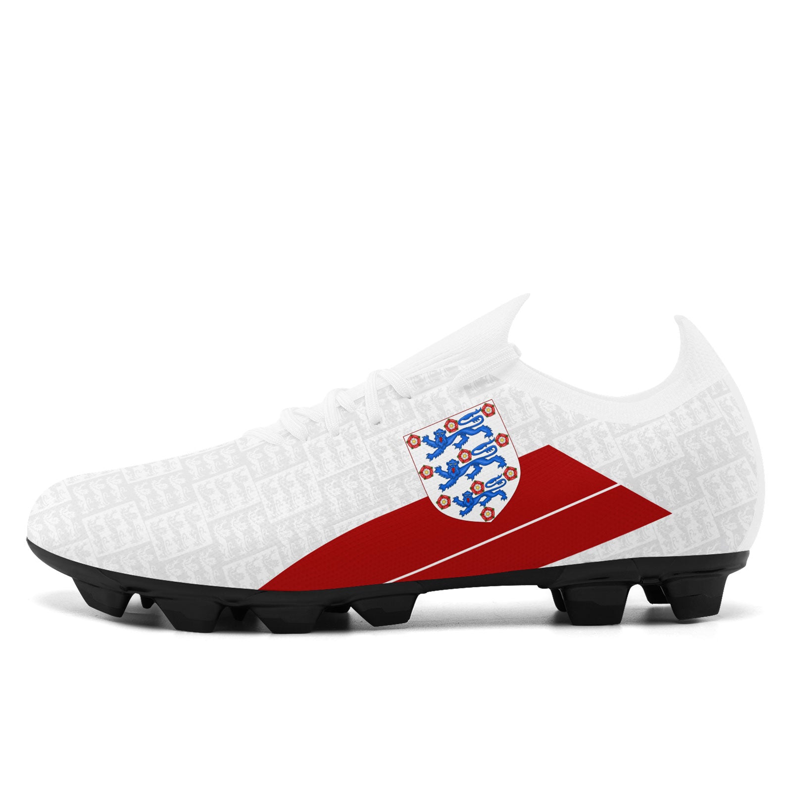 Custom England 2026 World Cup Sneakers DIY Country Flag Running Shoes Lightweight Sport Shoes Gift for Football Fans Personalized Team Name and Logo SC02-F020025-3