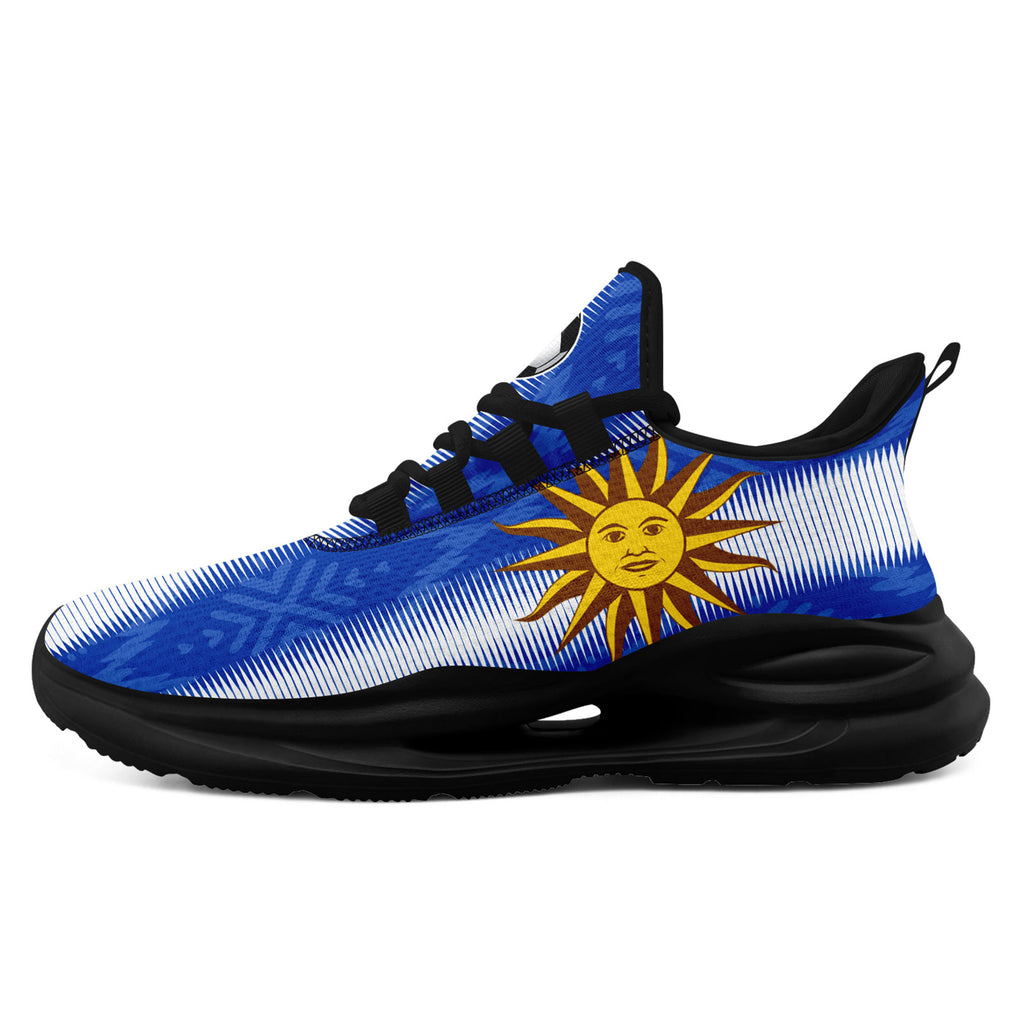 Custom Uruguay 2026 World Cup Sneakers DIY Country Flag Running Shoes Lightweight Sport Shoes Gift for Football Fans Personalized Team Name and Logo FN079-F009082-1