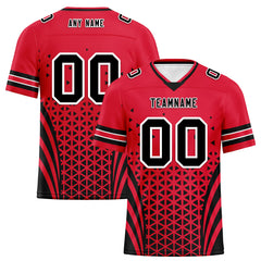 Custom Red White Missouri Football Jersey and Sports Shoes Combo Offer Personalized Combo ZH-D023031-18