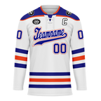 Custom White Blue Personalized Hockey Jersey HCKJ01-D0a70c7