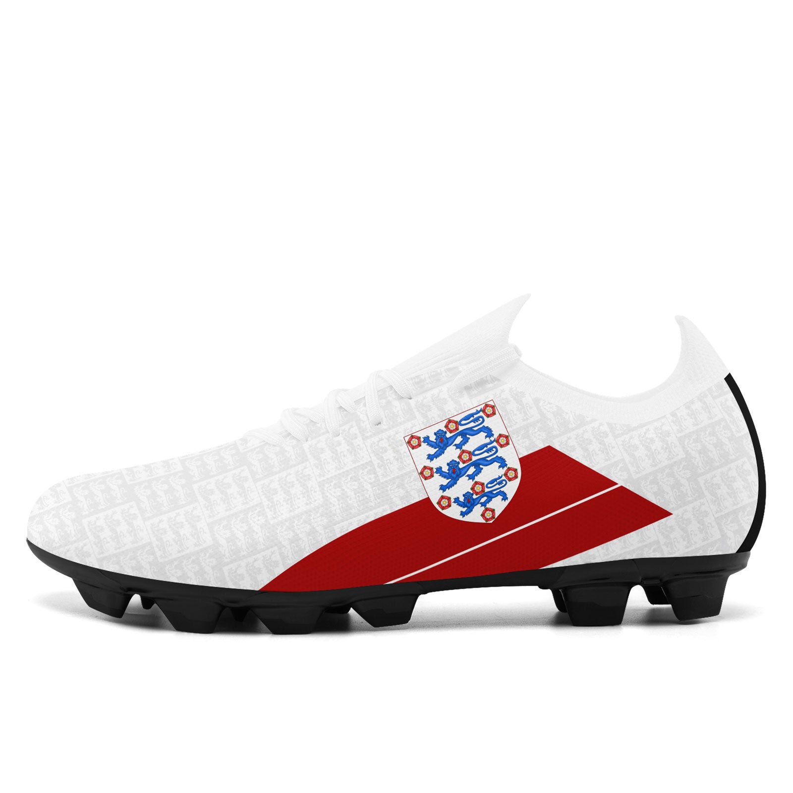Custom England 2026 World Cup Sneakers DIY Country Flag Running Shoes Lightweight Sport Shoes Gift for Football Fans Personalized Team Name and Logo SC02-F020025-3