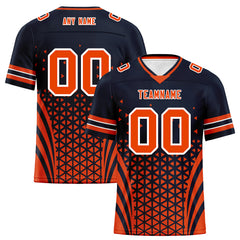 Custom Black Orange Illinois Football Jersey and Sports Shoes Combo Offer Personalized Combo ZH-D023031-7