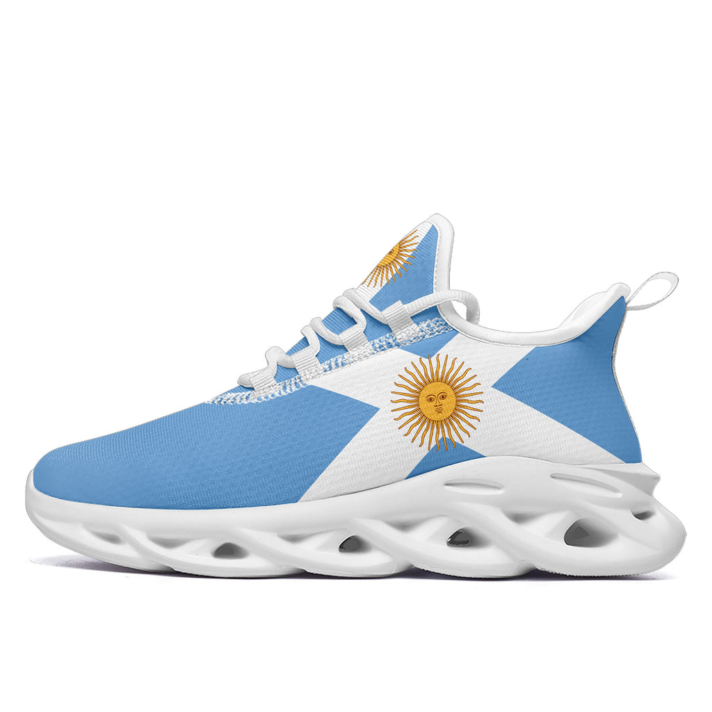 Custom 2026 World Cup Argentina Sneakers DIY Country Flag Running Shoes Lightweight Sport Shoes Gift for Football Fans Personalized Team Name and Logo FN027-F027044-3