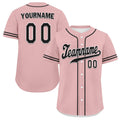 Custom Pink Classic Style Black Personalized Authentic Baseball Jersey UN002-bd0b00d8-b8