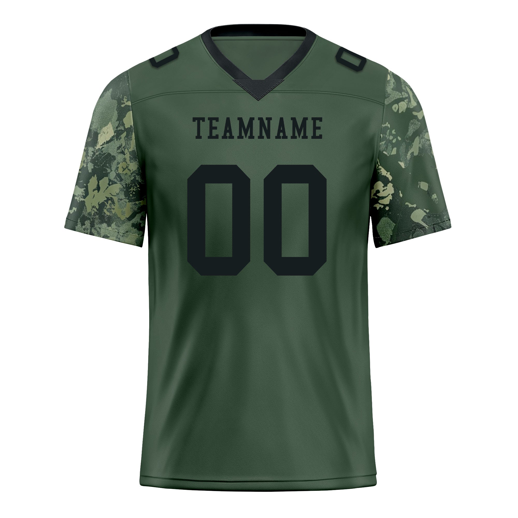 Custom Camo Personalized Authentic Football Jersey FBJ02-D06129