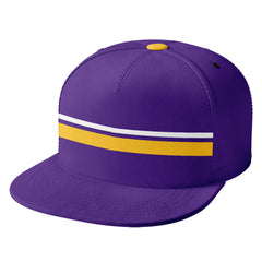 Custom Purple Minnesota Hat Sport Design Cap Stitched Adjustable Personalized PR067B-D020262-17