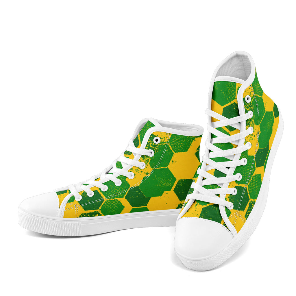 Custom 2026 World Cup Brazil Sneakers DIY Country Flag Running Shoes Lightweight Sport Shoes Gift for Football Fans Personalized Team Name and Logo FN024-F027092-4