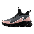 Custom Gray Pink Maxsoul Shoes Personalized Sneaker FN030A-E020011-15
