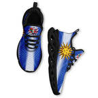 Custom Uruguay 2026 World Cup Sneakers DIY Country Flag Running Shoes Lightweight Sport Shoes Gift for Football Fans Personalized Team Name and Logo FN003-F009072-1
