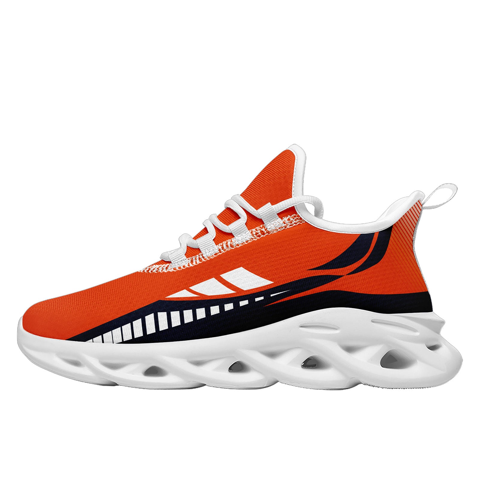 Custom Orange Blue Chicago Maxsoul Shoes Personalized Sneaker FN003-D020325-7