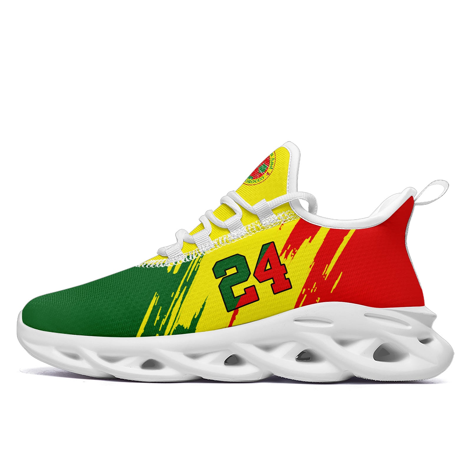 Custom 2026 World Cup Portugal Sneakers DIY Country Flag Running Shoes Lightweight Sport Shoes Gift for Football Fans Personalized Team Name and Logo FN003-F023081-8