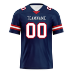 Custom Blue Classic Style Personalized Authentic Football Jersey FBJ02-bd0a70b0