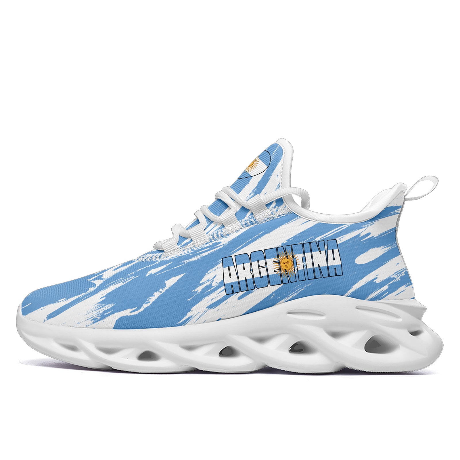 Custom 2026 World Cup Argentina Sneakers DIY Country Flag Running Shoes Lightweight Sport Shoes Gift for Football Fans Personalized Team Name and Logo FN027-F027044-5