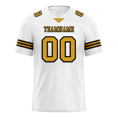 Custom White Classic Style Personalized Authentic Football Jersey FBJ02-bd0a70a0