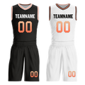 Custom Black White Classic Style Reversible Basketball Uniform Personalized Ordinary BBJR-D017028