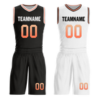 Custom Black White Classic Style Reversible Basketball Uniform Personalized Ordinary BBJR-D017028
