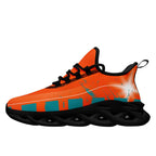 Custom Orange Green Miami MaxSoul Shoes and Hat Combo Offer Personalized Combo ZH-D020264-24