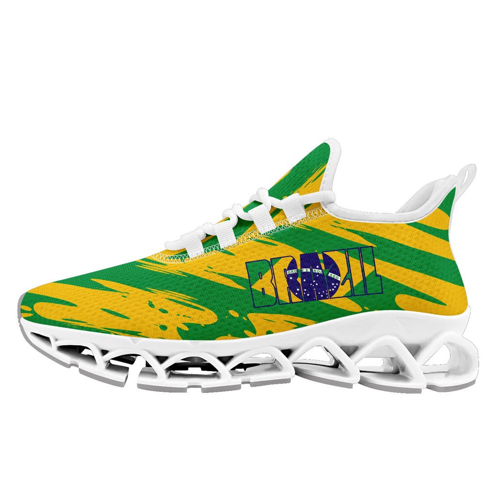 Custom 2026 World Cup Brazil Sneakers DIY Country Flag Running Shoes Lightweight Sport Shoes Gift for Football Fans Personalized Team Name and Logo FN003XD-F027047-5
