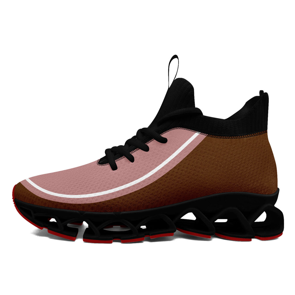 Custom Dark Pink Brown Maxsoul Shoes Personalized Sneaker FN030XD-D020388-18