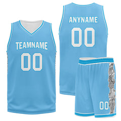 Custom Blue City Edition Personalized Sports Uniform Authentic Basketball Jersey BBJ01-D06101-6