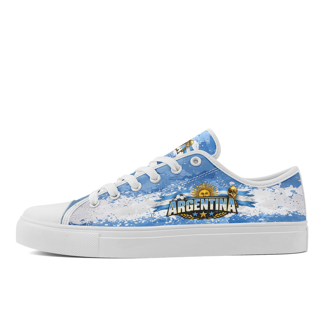 Custom 2026 World Cup Argentina Sneakers DIY Country Flag Running Shoes Lightweight Sport Shoes Gift for Football Fans Personalized Team Name and Logo FN027-F027053-2