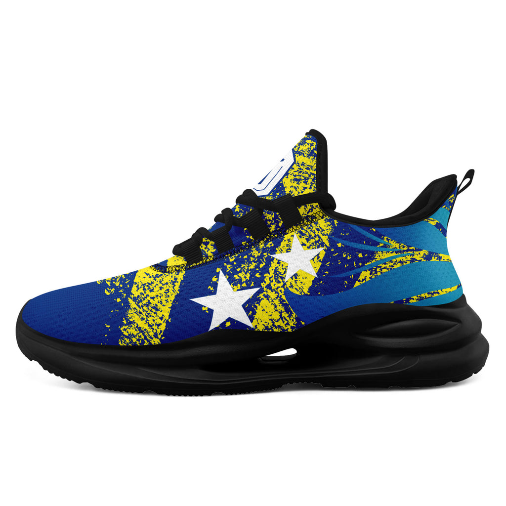 Custom Curaçao 2026 World Cup Sneakers DIY Country Flag Running Shoes Lightweight Sport Shoes Gift for Football Fans Personalized Team Name and Logo FN079-F009087-4