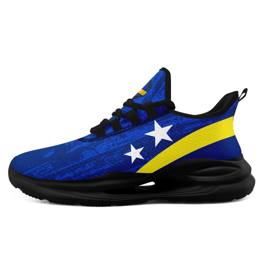 Custom Curaçao 2026 World Cup Sneakers DIY Country Flag Running Shoes Lightweight Sport Shoes Gift for Football Fans Personalized Team Name and Logo FN079-F009087-2
