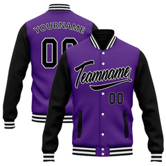 Custom Raglan Sleeves Jacket Bomber Full-Snap Varsity Letterman Personalized Jacket FZ005-D025002-11