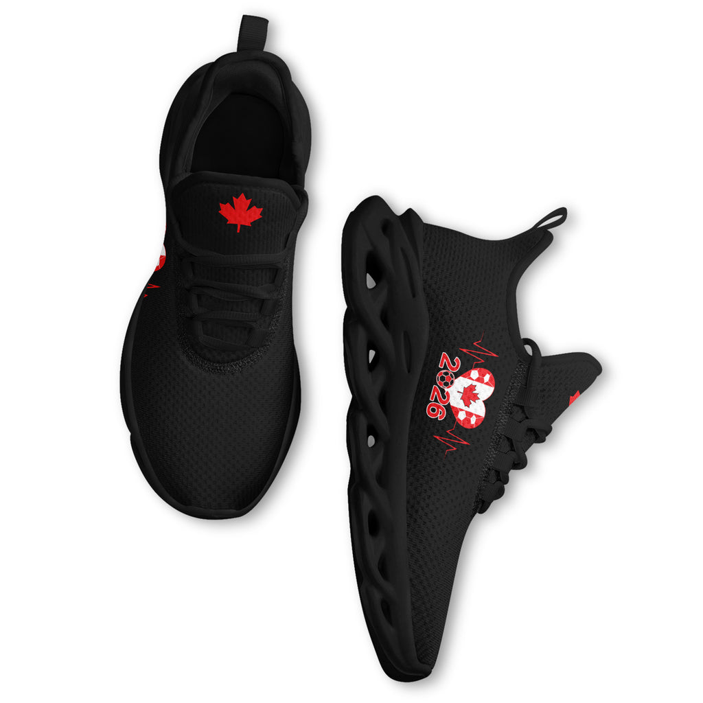 Custom 2026 World Cup Canada Sneakers DIY Country Flag Running Shoes Lightweight Sport Shoes Gift for Football Fans Personalized Team Name and Logo FN003-F023060-4