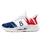 Custom France 2026 World Cup Sneakers DIY Country Flag Running Shoes Lightweight Sport Shoes Gift for Football Fans Personalized Team Name and Logo FN079-F020045-7