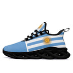 Custom 2026 World Cup Argentina Sneakers DIY Country Flag Running Shoes Lightweight Sport Shoes Gift for Football Fans Personalized Team Name and Logo FN027-F027044-2