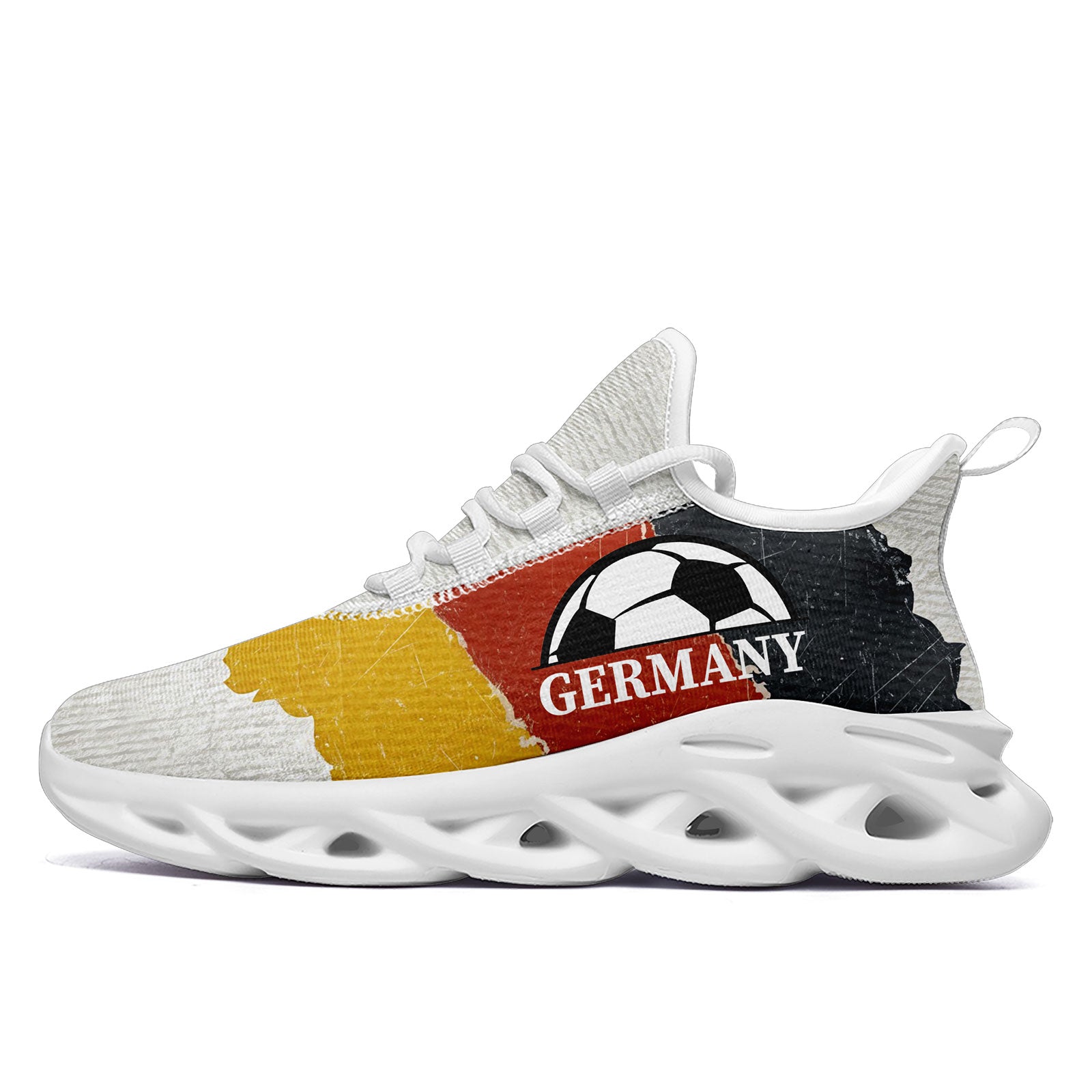 Custom Germany 2026 World Cup Sneakers DIY Country Flag Running Shoes Lightweight Sport Shoes Gift for Football Fans Personalized Team Name and Logo FN003-F025035-7