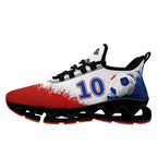 Custom South Korea 2026 World Cup Sneakers DIY Country Flag Running Shoes Lightweight Sport Shoes Gift for Football Fans Personalized Team Name and Logo FN003XD-F009063-5