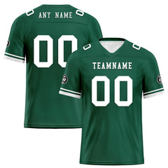 Custom Green New York Personalized Authentic Football Jersey FBJ02-D020263-28