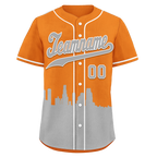 Custom Orange Gray City Edition Personalized Authentic Baseball Jersey BSBJ01-D017131