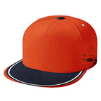 Custom Orange Blue Chicago Football Jersey and Hat Combo Offer Personalized Combo ZH-D020326-7