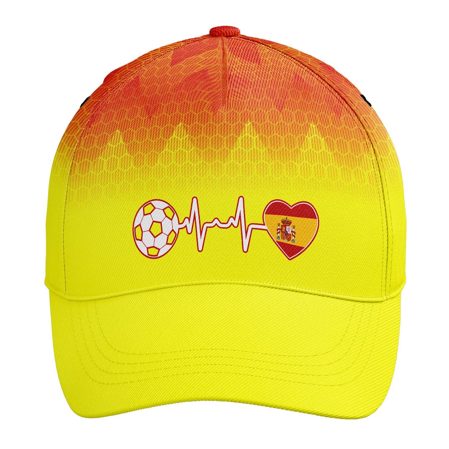 Personalized 2026 Spain Soccer Fan Hat - Add Your Name & Design Custom 2026 Football Tournament Hat YW061-F025073-2