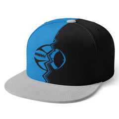 Custom Blue Black North Carolina Hat Sport Design Cap Stitched Adjustable Personalized PR067B-D028017-3