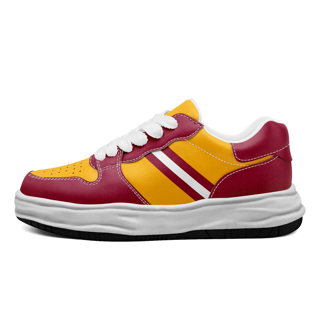 Custom Red Yellow Arizona Shoes Personalized Sneaker FN032-D020389-1