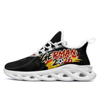 Custom Germany 2026 World Cup Sneakers DIY Country Flag Running Shoes Lightweight Sport Shoes Gift for Football Fans Personalized Team Name and Logo FN003-F025035-9