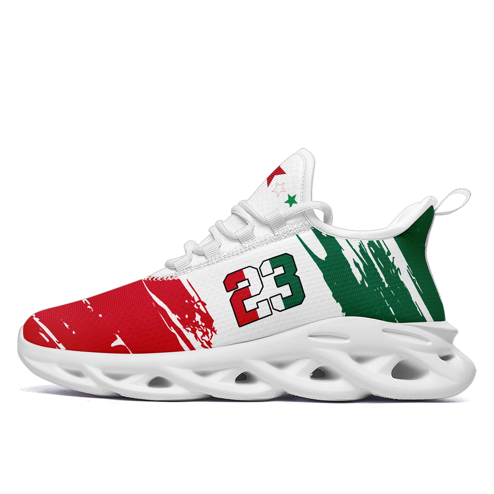 Custom 2026 World Cup Mexico Sneakers DIY Country Flag Running Shoes Lightweight Sport Shoes Gift for Football Fans Personalized Team Name and Logo FN003-F023078-10