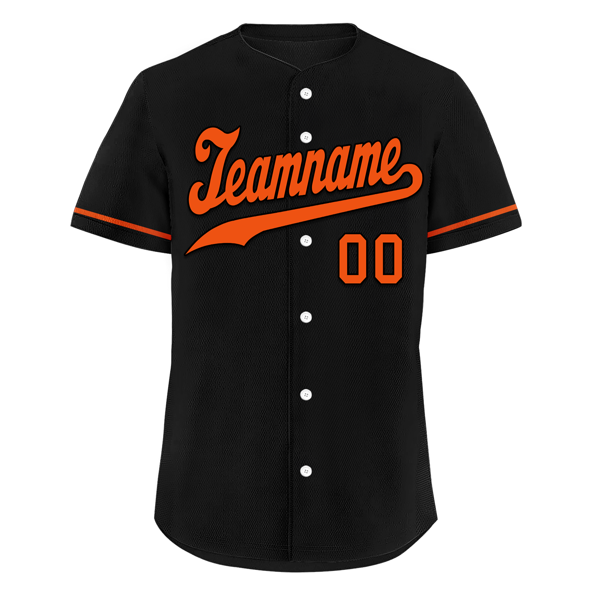 Custom Black Orange Classic Style Orange Personalized Authentic Baseball Jersey BSBJ01-bd0fa0b