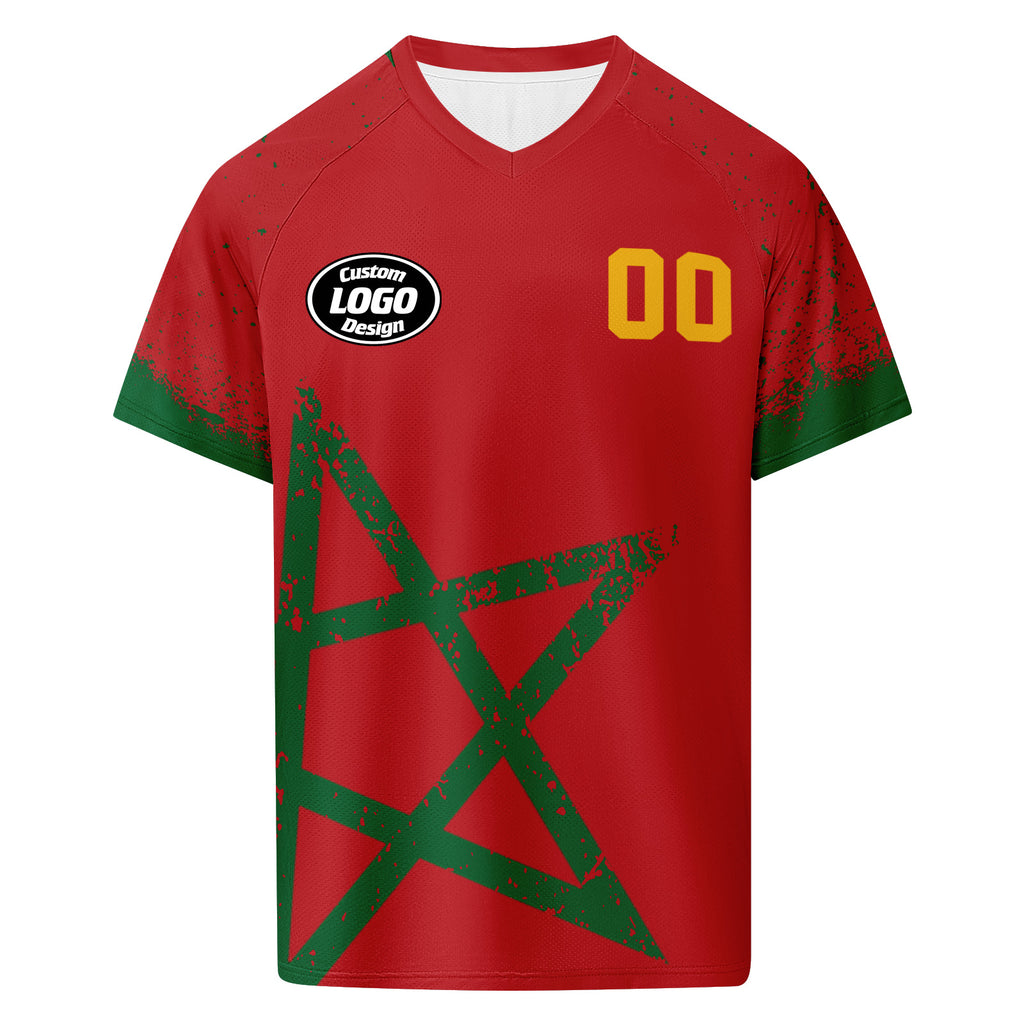 Custom Morocco 2026 World Cup Football Shirt Customized Soccer Jersey for Fans Add Your Name & Number FZ190-F009117-1
