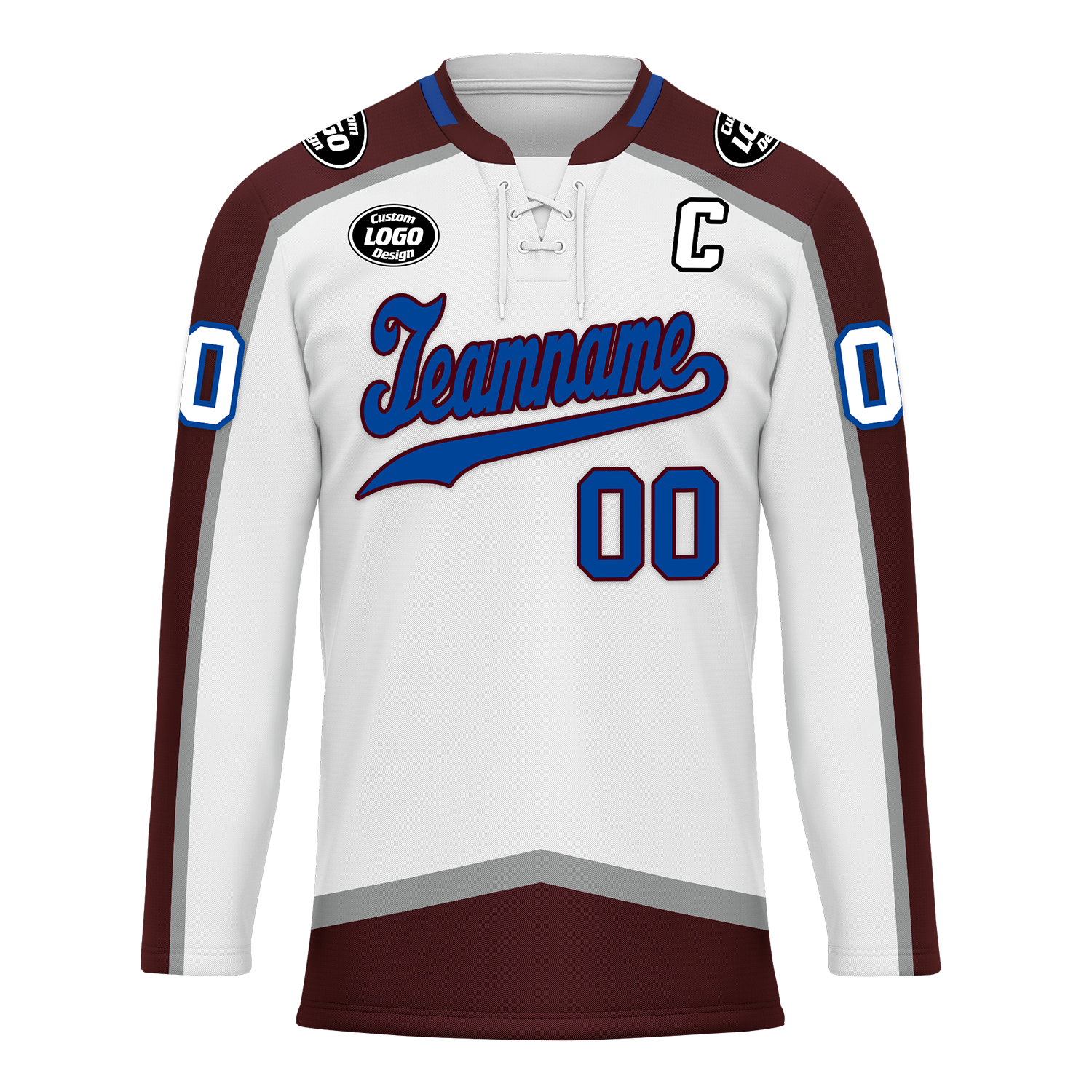 Custom White Red Personalized Hockey Jersey HCKJ01-D0a70ea
