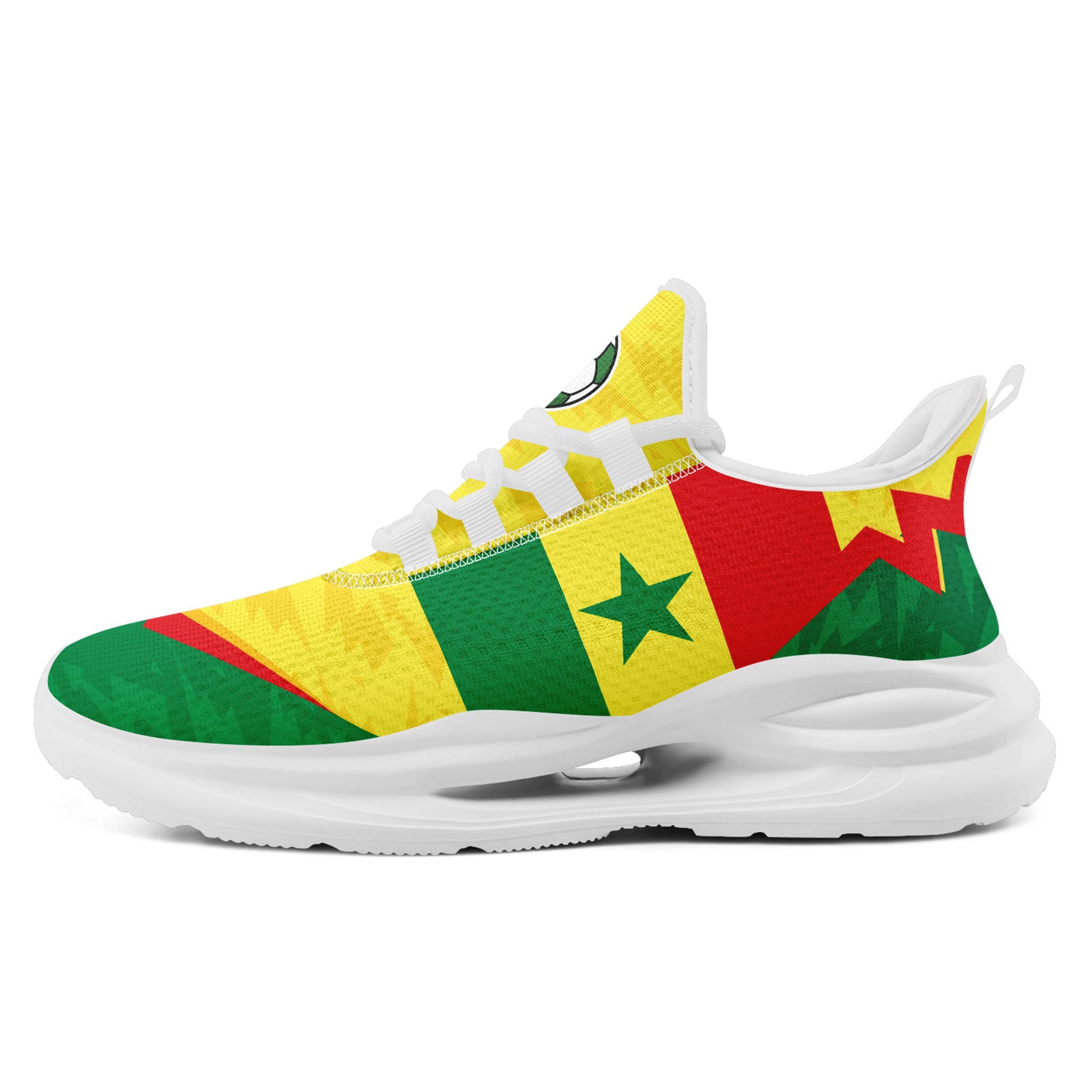 Custom Senegal 2026 World Cup Sneakers DIY Country Flag Running Shoes Lightweight Sport Shoes Gift for Football Fans Personalized Team Name and Logo FN079-F009079-4