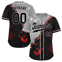 Custom Gothic Personalized Authentic Baseball Jersey BSBJ01-E06007