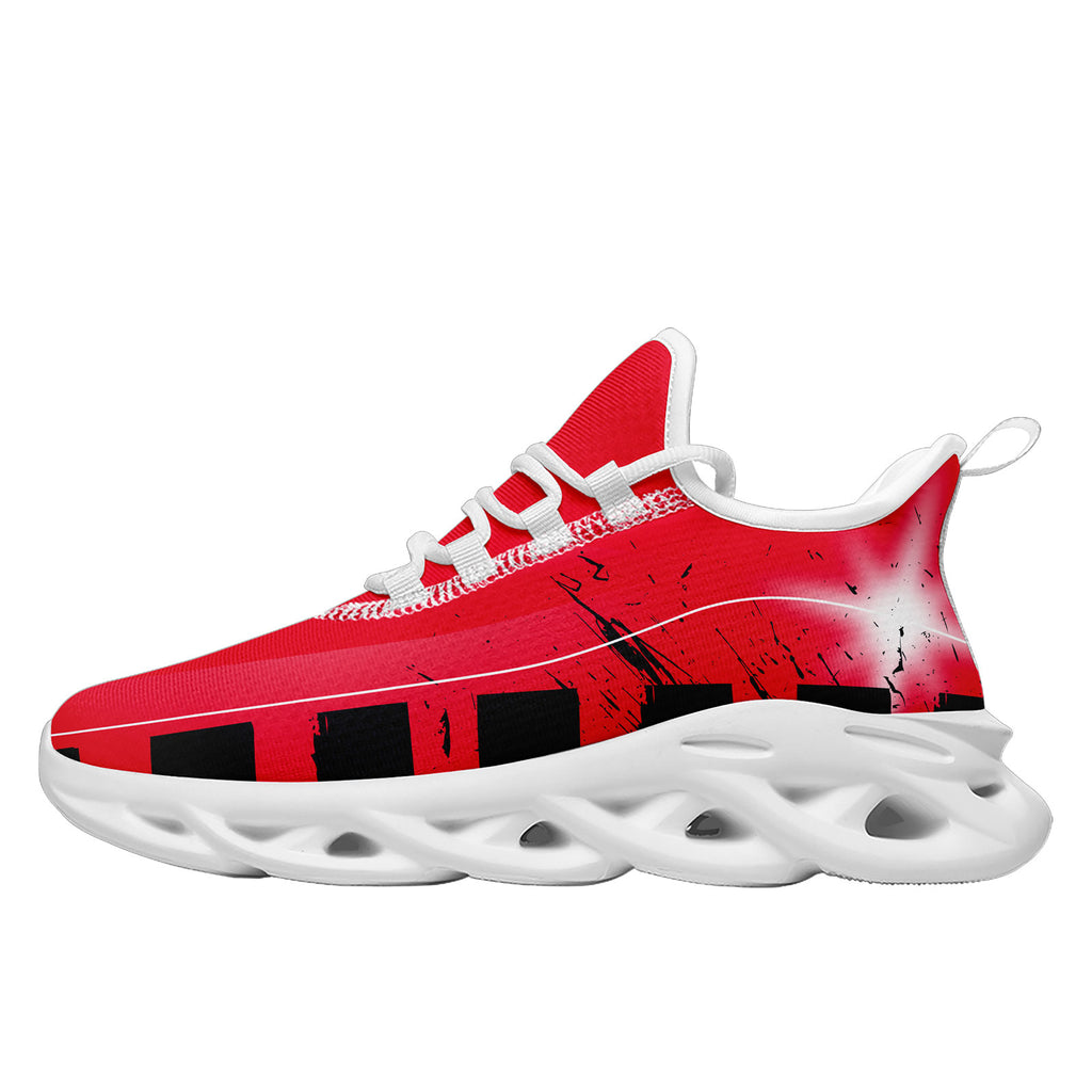 Custom Blue Red Houston MaxSoul Shoes and Hat Combo Offer Personalized Combo ZH-D020264-12