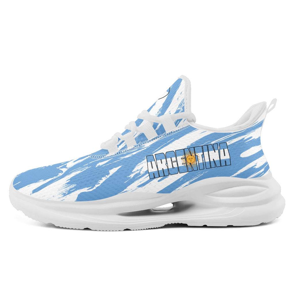 Custom 2026 World Cup Argentina Sneakers DIY Country Flag Running Shoes Lightweight Sport Shoes Gift for Football Fans Personalized Team Name and Logo FN079-F027048-5